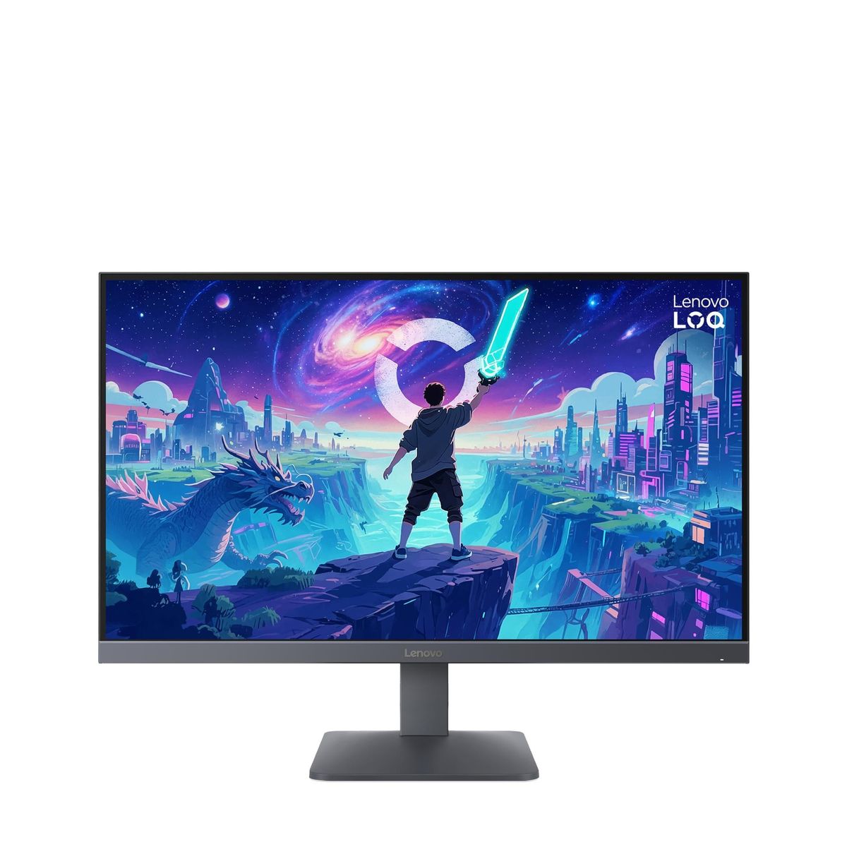 מסך מחשב גיימינג 27 אינץ Lenovo LOQ 27-10 – רזולוציה Full HD – פאנל IPS – קצב רענון 200Hz – זמן תגובה 0.5ms