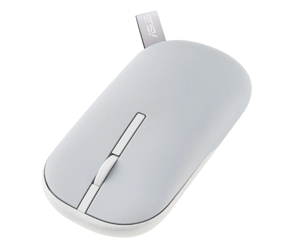 עכבר אלחוטי שקט ASUS MD100 LITE GRAY BT 2.4GHz