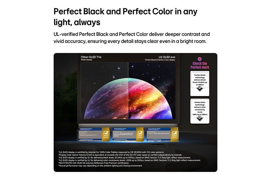 טלוויזיה חכמה LG OLED evo 77'' – 4K UHD – ThinQ AI – webOS – דגם OLED77G66LW