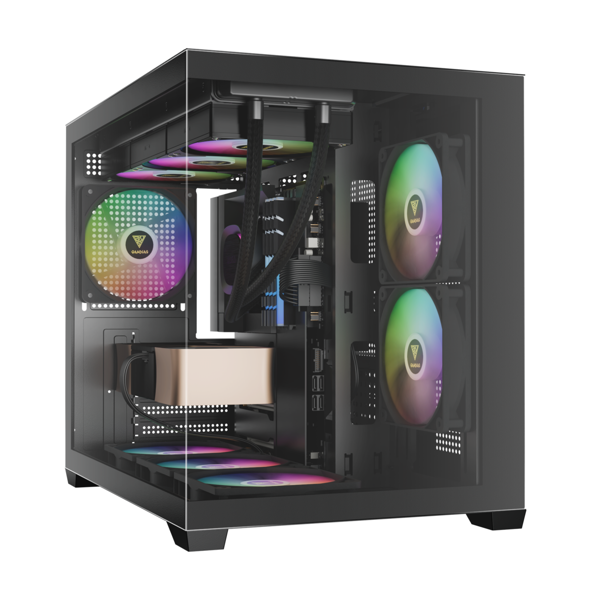 מארז מחשב GAMDIAS AURA GC10M V2 ARGB