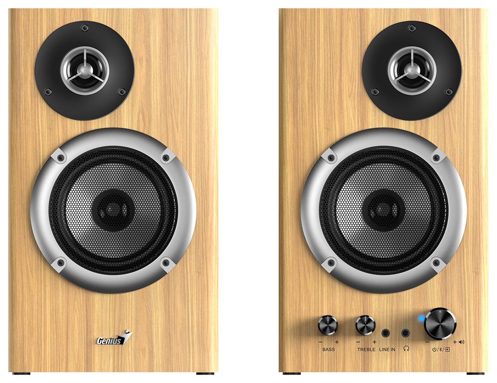 רמקולים עץ GENIUS SP-HF1812BT 50W