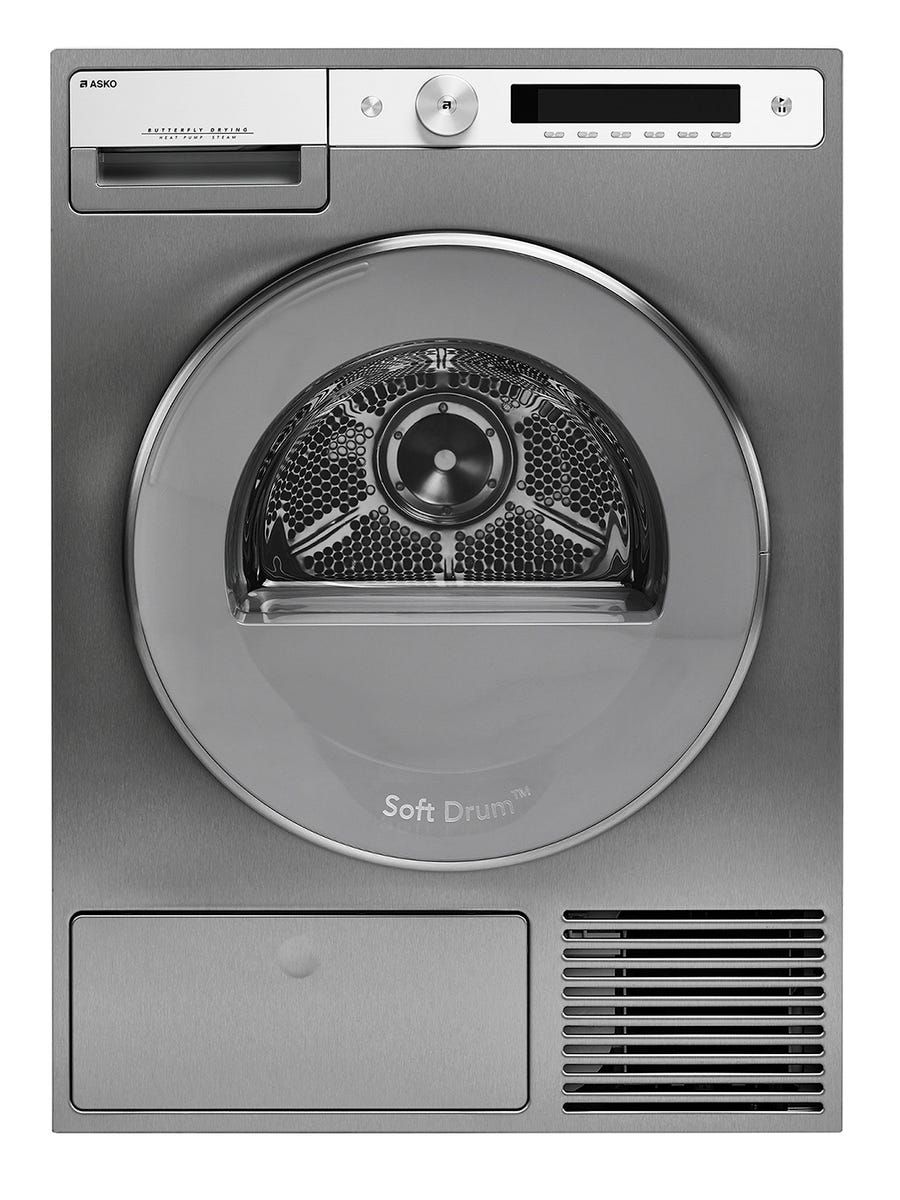 מייבש כביסה  ASKOנירוסטה 8 קג דגם T608HX.S