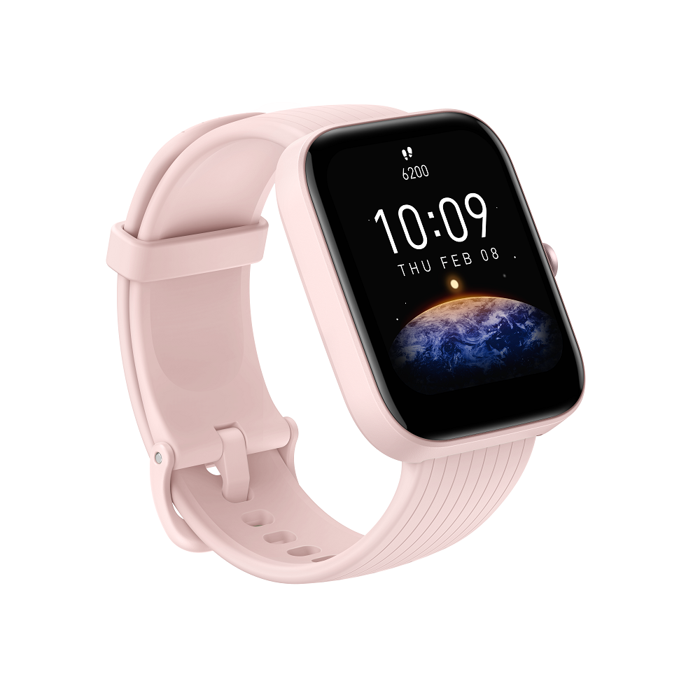 שעון חכם Amazfit דגם BIP 3 צבע Pink