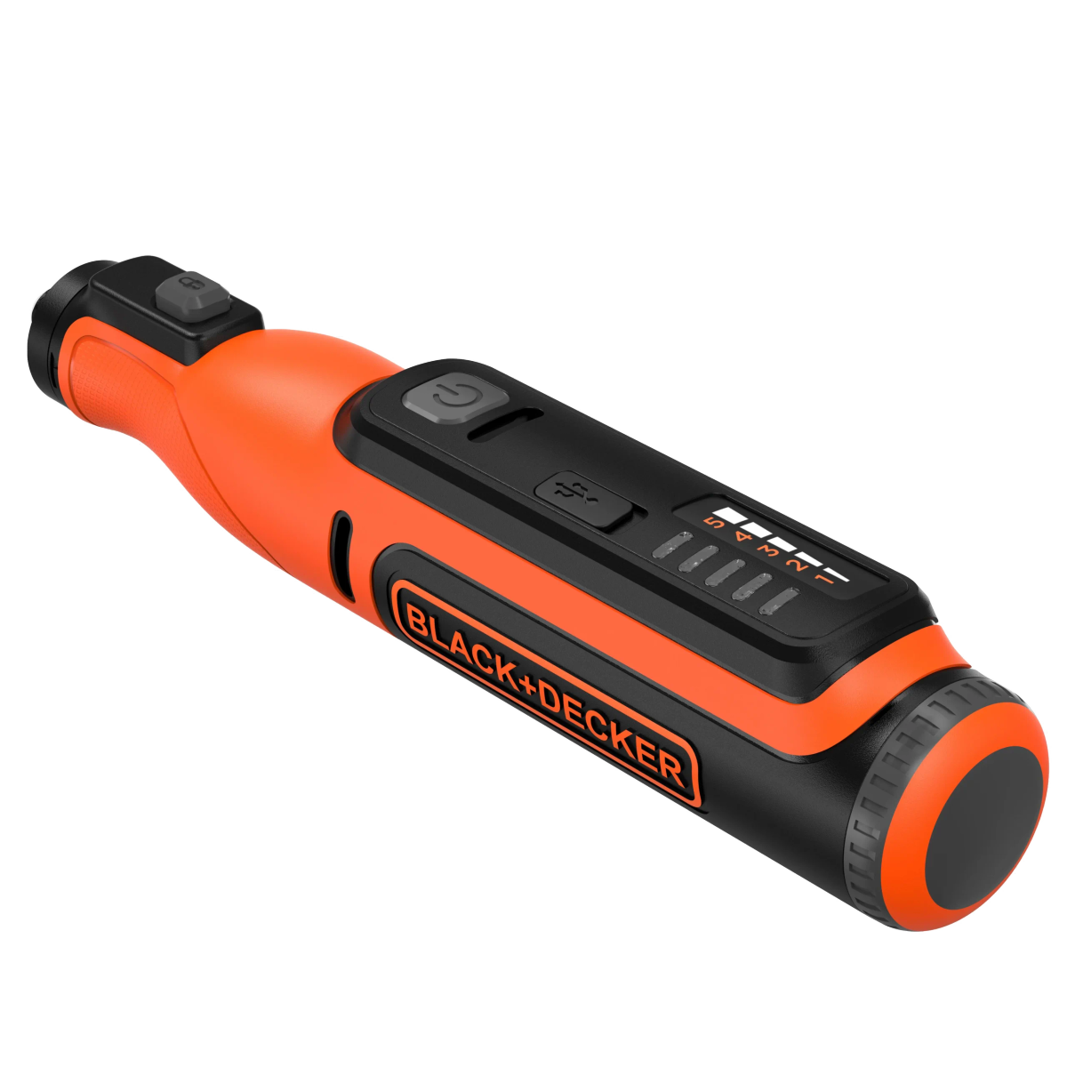 Multitool נטען 48 אביזרים BLACK&DECKER 7.2V סוללת ליתיום 1.5Ah מהירות 3500-29500 סל"ד באחריות יבואן רשמי