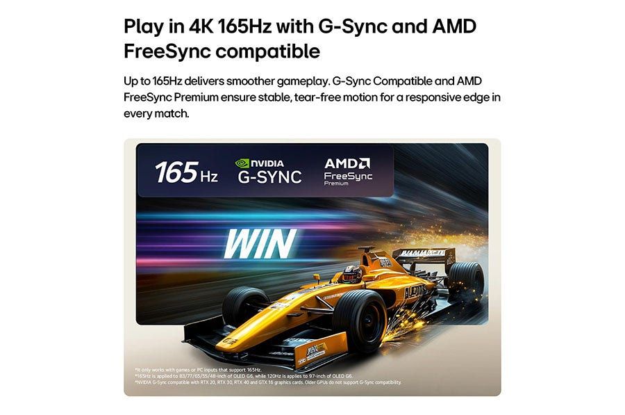 טלוויזיה חכמה LG OLED evo 83'' – 4K UHD – מעבד אלפא 11 AI – 120Hz – webOS 26 – דגם OLED83G66LW