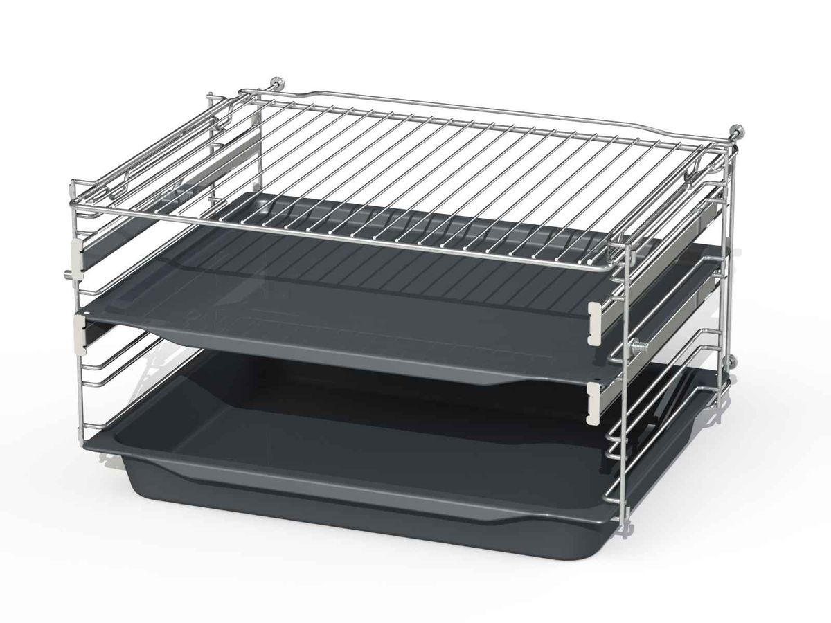תנור בנוי בגימור זכוכית שחורה 60 סמ מסדרת Superior BO798S38BG