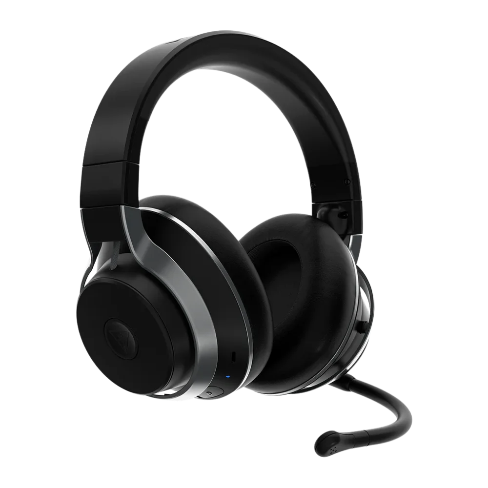 אוזניות גיימינג Turtle Beach Stealth Pro – אלחוטי 2.4GHz ו-Bluetooth 5.1 – דרייברים Nanoclear 50 מ"מ – ANC עד 25dB – שתי סוללות מתחלפות – ל-PlayStation