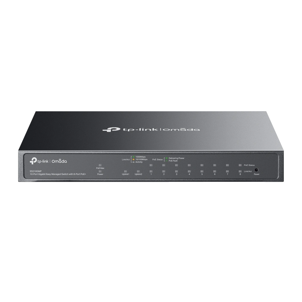 מתג +PoE מנוהל ES210GMP מבית OMADA