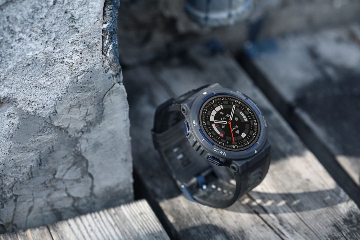 שעון חכם Amazfit דגם ACTIVE EDGE צבע Midnight Pulse