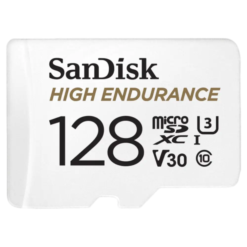 כרטיס זיכרון SanDisk High Endurance microSD בנפח 128GB