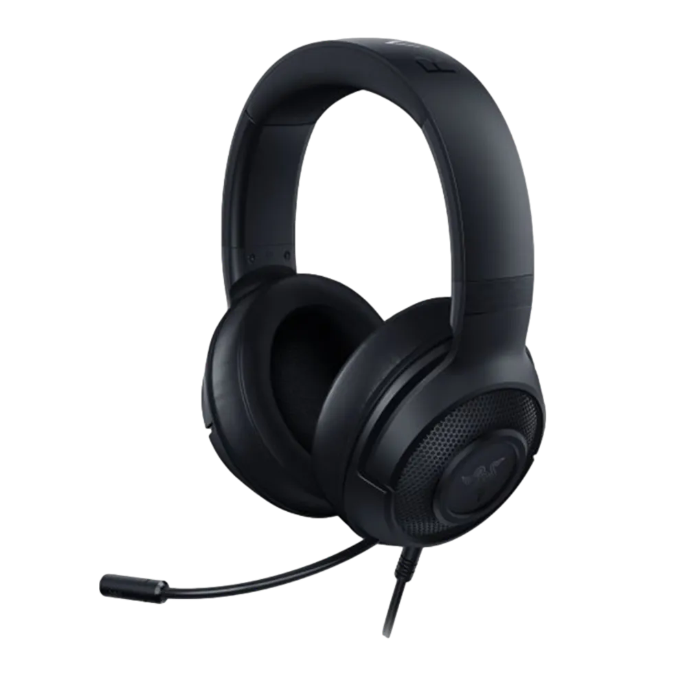 אוזניות גיימינג Razer Kraken X Lite – סראונד 7.1 – דרייברים 40 מ"מ – משקל 230 גרם – חיבור 3.5 מ"מ