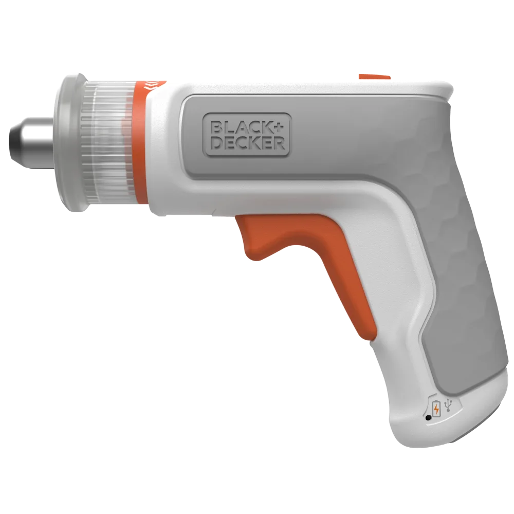 מברגה נטענת BLACK&DECKER 3.6V Li-Ion 1.5Ah מהירות 180 סל"ד מומנט 5.5Nm באחריות יבואן רשמי