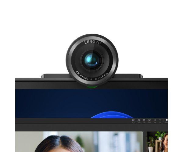 מצלמת אינטרנט Lenovo UHD Webcam 4K 8MP MIC USB