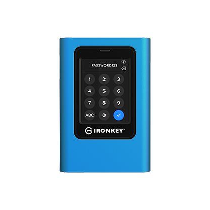 כונן SSD חיצוני מוצפן Kingston IronKey Vault Privacy 80 בנפח 3.84TB