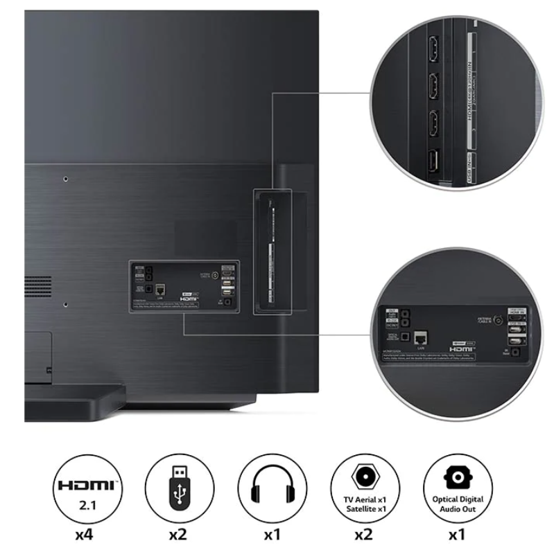 טלוויזיה 48 חכמה LG OLED evo ברזולוציית 4K דגם: OLED48C26LA