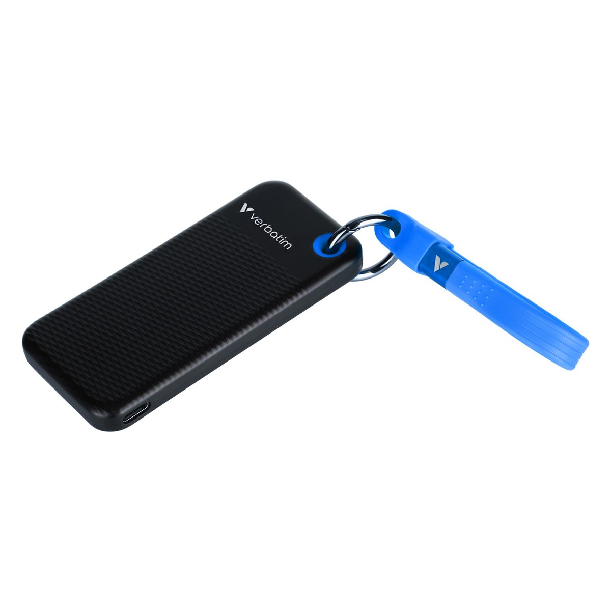כונן SSD נייד Verbatim Pocket – נפח 1TB – חיבור USB 3.2 Gen 2 – שחור וכחול