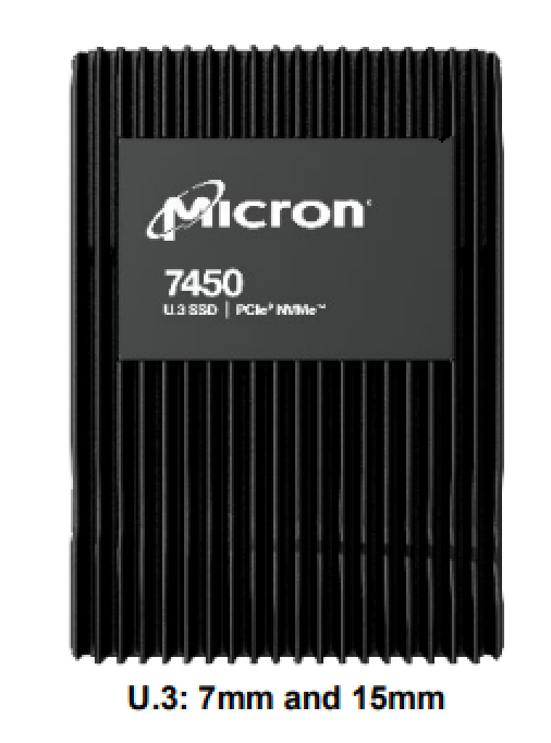 Micron SSD 7450 PRO 1920GB NVMe U.3 (7mm) Non-SED Enterpris