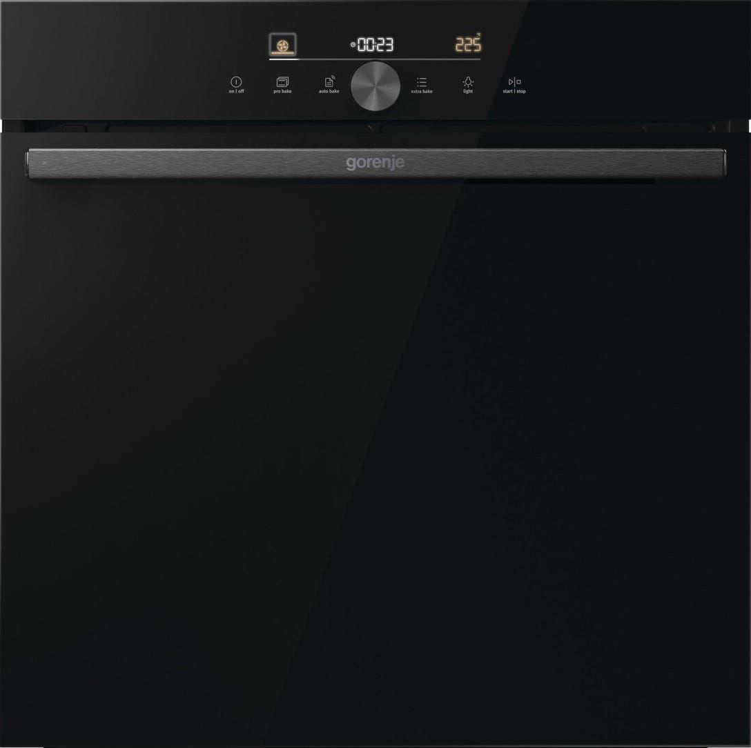 תנור בנוי gorenje בגימור זכוכית שחורה  60 סמ BLACK4 BOS6747A05DG