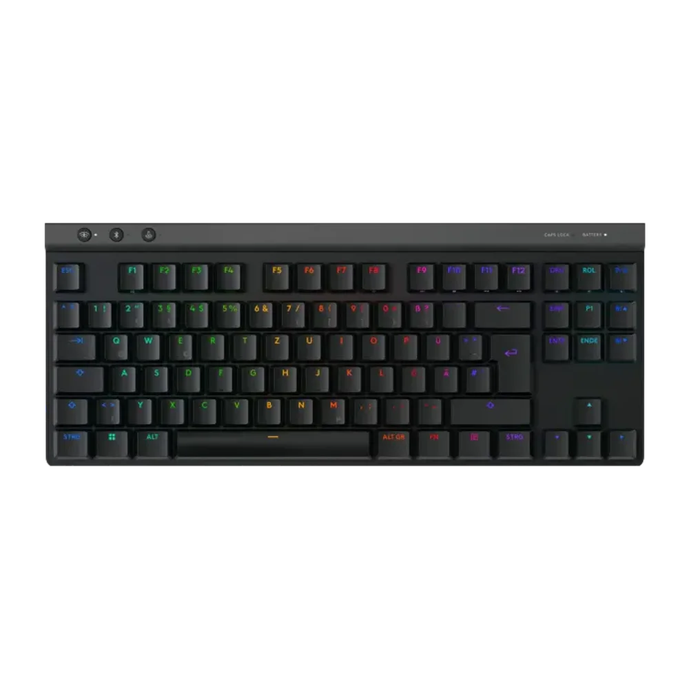 מקלדת גיימינג אלחוטית Logitech G515 LIGHTSPEED TKL – פרופיל נמוך – שחור