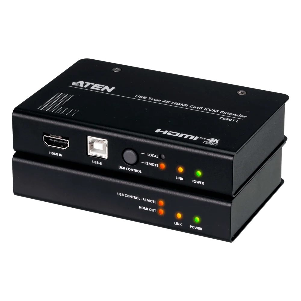 מאריך KVM HDMI True 4K דגם CE801 מבית ATEN