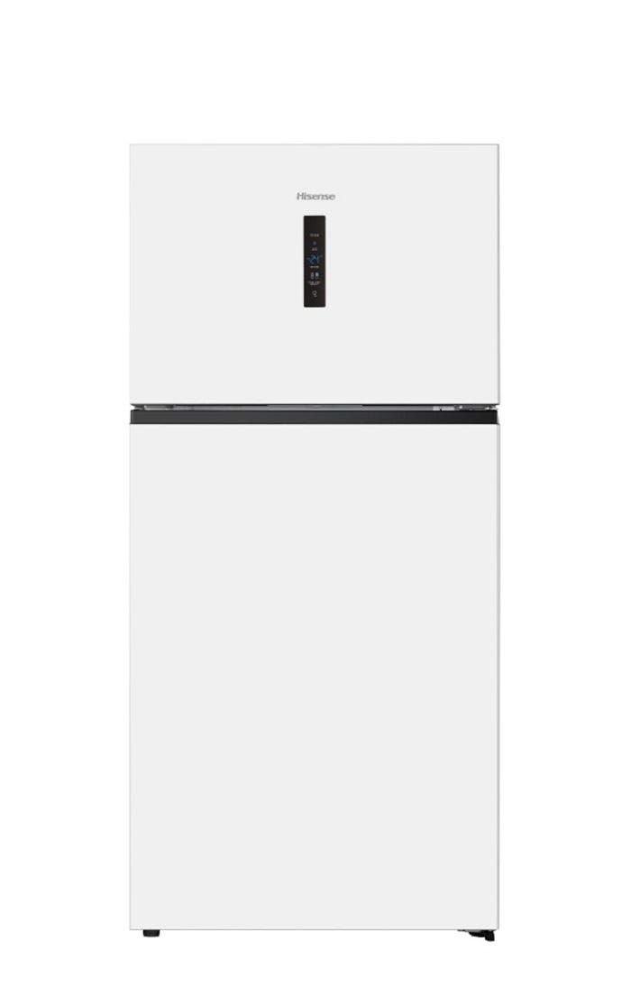 מקרר Hisense מקפיא עליון בנפח 504 ליטר נטו דגם RD67WK בצבע לבן