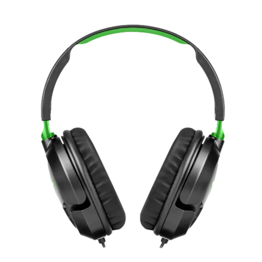 אוזניות גיימינג Turtle Beach Recon 50X – דרייברים 40 מ"מ – חיבור 3.5 מ"מ – מיקרופון ניתן לניתוק – רב-פלטפורמתי – שחור-ירוק