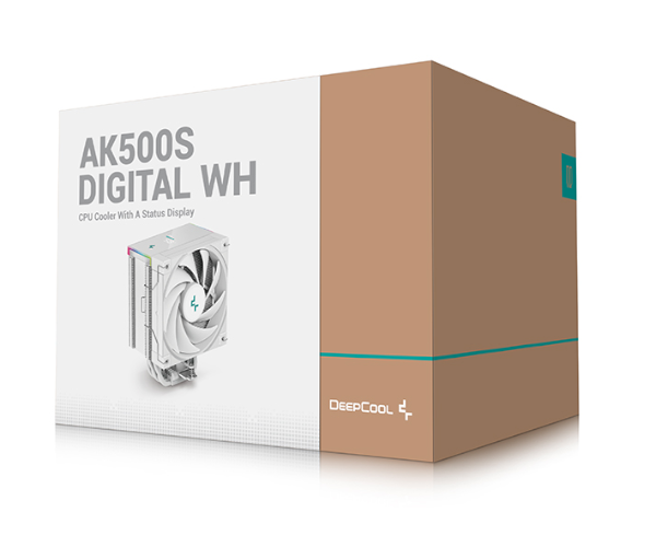 מאורר למעבד DEEP COOL AK500 DIGITAL SE WHITE ARGB 240W TDP