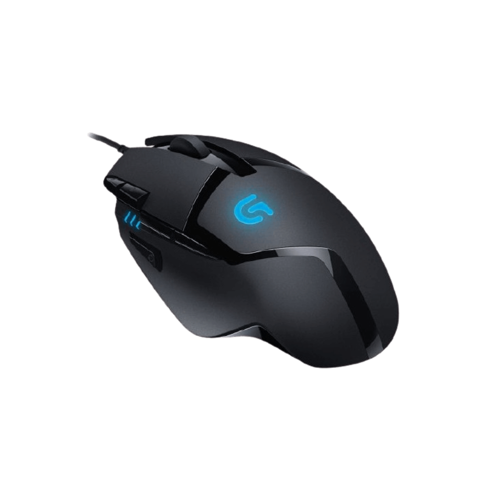 עכבר גיימרים Logitech G402 Hyperion Fury Ultra-Fast FPS 8 לחצנים 4000 DPI שחור באחריות יבואן רשמי