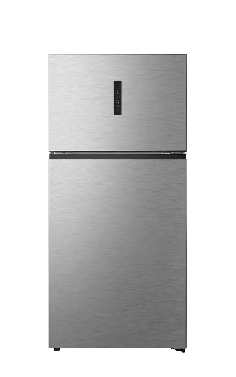 מקרר Hisense מקפיא עליון בנפח 504 ליטר נטו דגם RD67SLK בצבע נירוסטה