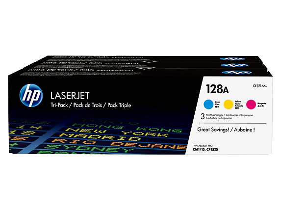 מארז טונרים HP128A CE321-3 מקורי