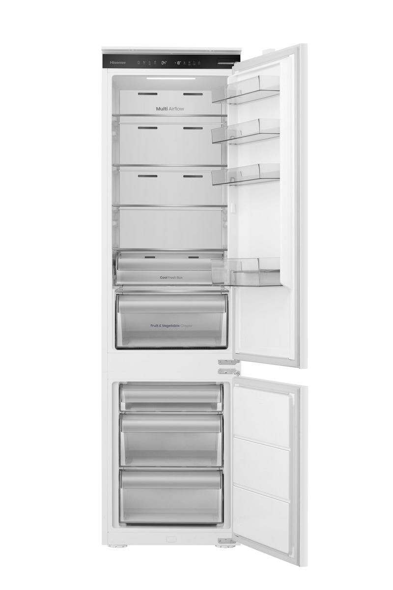 מקרר אינטגרלי Hisense מקפיא תחתון 284 ליטר דגם RB3B280NEWE1