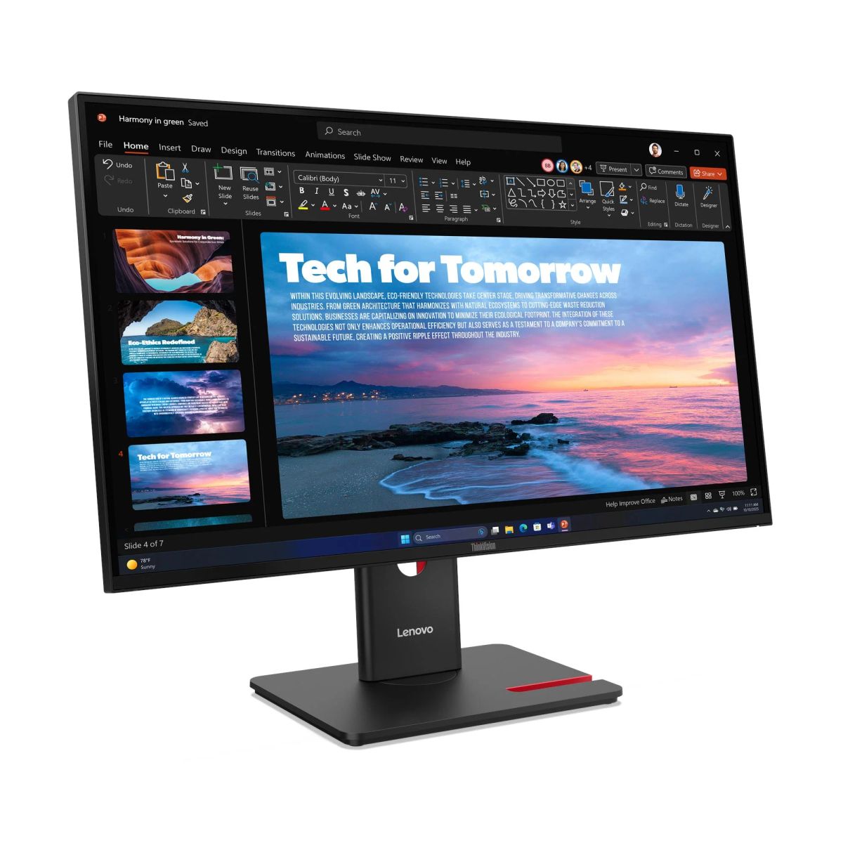 LENOVO ThinkVision T27QD-40 |2560x1440|RJ45|3Y