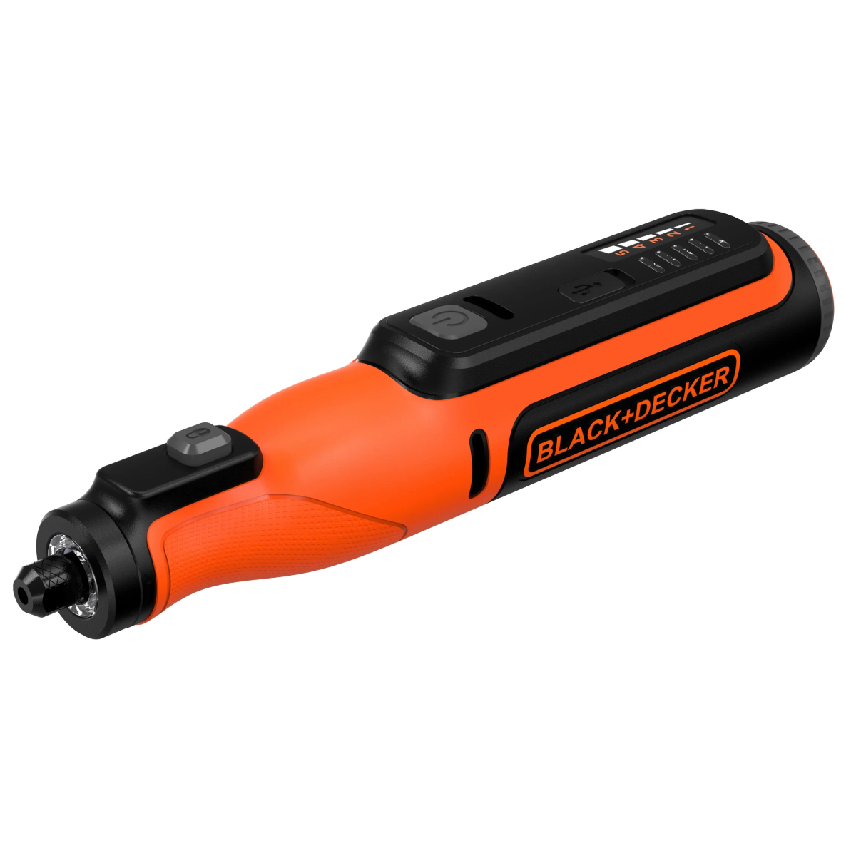 Multitool נטען 48 אביזרים BLACK&DECKER 7.2V סוללת ליתיום 1.5Ah מהירות 3500-29500 סל"ד באחריות יבואן רשמי