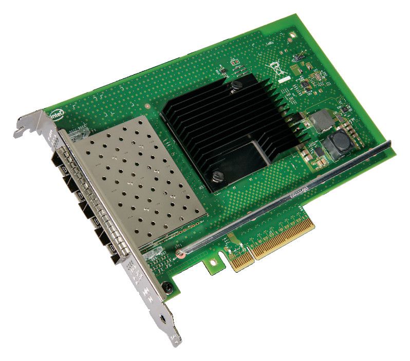 כרטיס רשת לשרתים Intel X710 OEM (Full Height) בעל 4 פורטים SFP+ DAC במהירות 10/1GbE ממשק PCIe 3.0