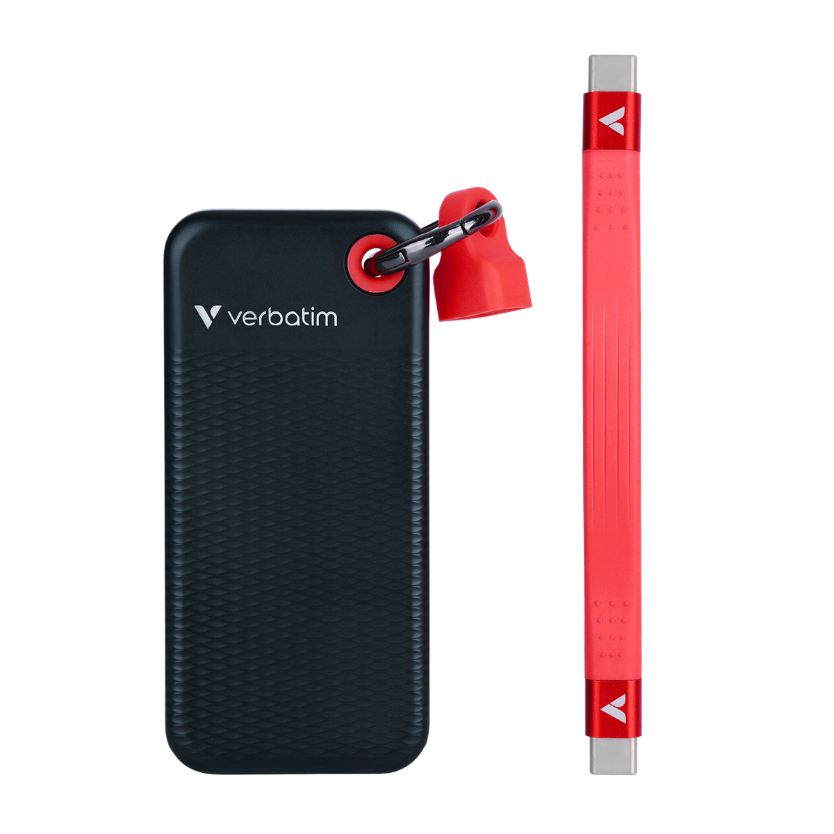 Verbatim Pocket SSD USB 3.2 Gen 2 1TB Black Red