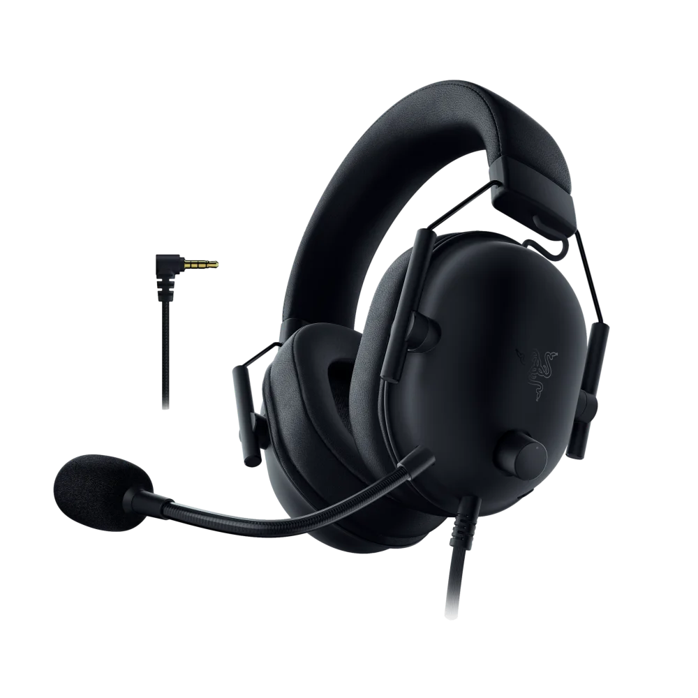 אוזניות גיימינג Razer BlackShark V2 X – מהדורת PlayStation – דרייברים TriForce 50 מ"מ – שחור