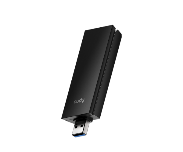 כרטיס רשת Cudy AX5400 High-Gain USB 3.0 Wi-Fi 6E Adapterr