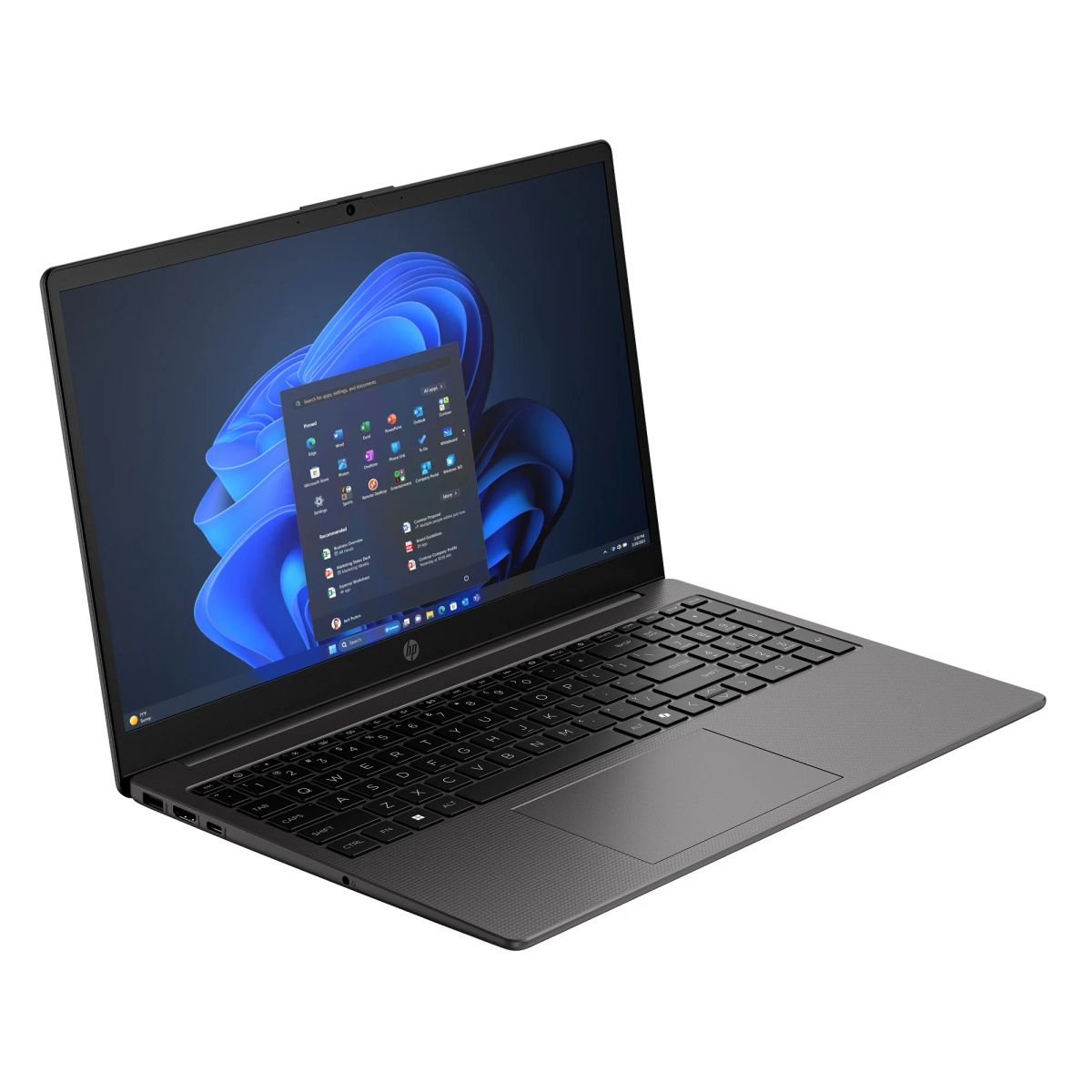 מחשב נייד HP 250R G10 15.6" – מעבד Intel Core 5 120U – זכרון 16GB – כונן 512GB SSD – מ.גרפי Intel Graphics – Windows 11 Pro