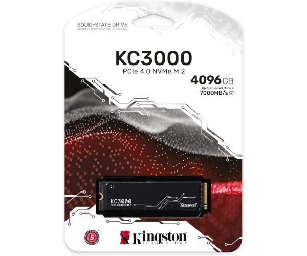 דיסק פנימי Kingston KC3000 4096GB NVME Gen4 7000 7000 R W