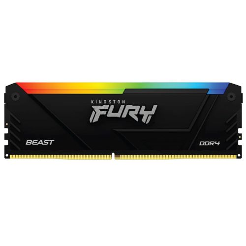 זיכרון Kingston FURY Beast RGB 8GB DDR4 3200MHz CL16