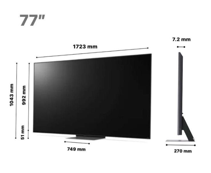 טלוויזיה 77 חכמה LG OLED ברזולוציית 4K דגם: OLED77B36LA מתצוגה
