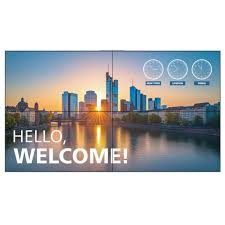 מסך שילוט Video Wall מקצועי Philips 55" - Full HD, 500 ניט, מסגרת 2.9mm, 24/7