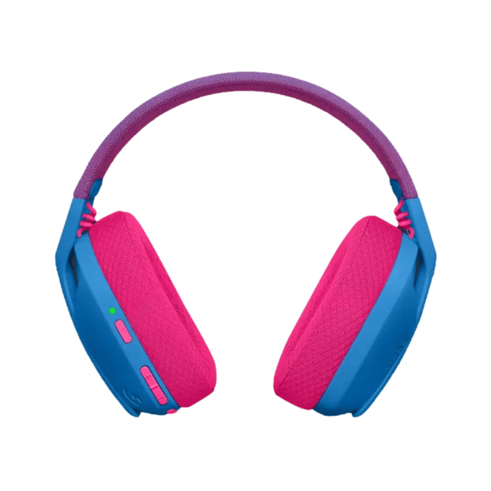 אוזניות גיימינג אלחוטיות Logitech G435 – LIGHTSPEED ו-Bluetooth – מיקרופונים מפחיתי רעש – כחול
