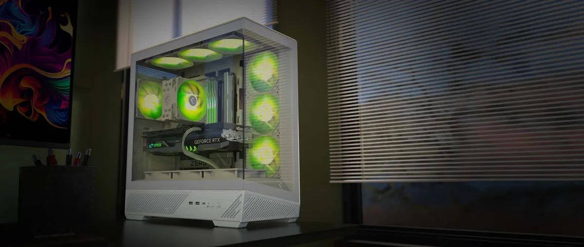 מארז מחשב  MSI   MAG PANO 130R PZ WHITE