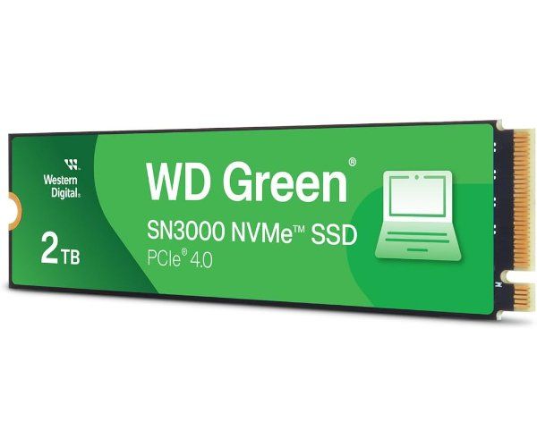 דיסק פנימי WD SN3000 2TB Gen 4X4 NVME Read-5000 Write-4200