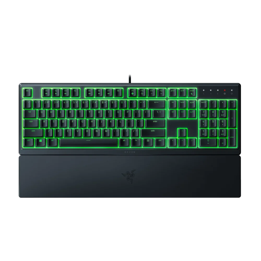 מקלדת גיימינג חוטית Razer Ornata V3 X – פרופיל נמוך – מקשים שקטים – Chroma RGB