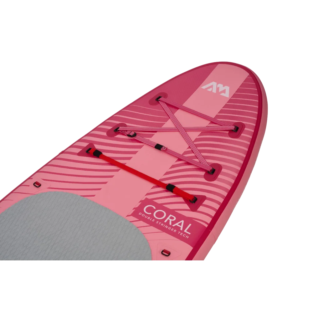 גלשן סאפ Aqua Marina CORAL BT-23COPR – אורך 310 ס"מ – רוחב 78 ס"מ – נפח 238 ליטר – נשיאה עד 105 ק"ג