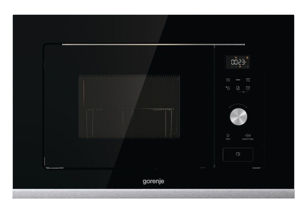 מיקרוגל gorenje בנוי משולב גריל 20 ליטר דגם BMX201AG1BG