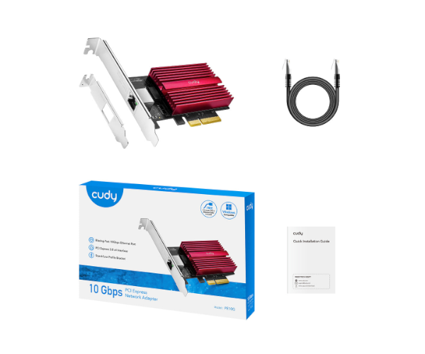 כרטיס רשת פנימי Cudy PE10G 10Gbps PCIE X4