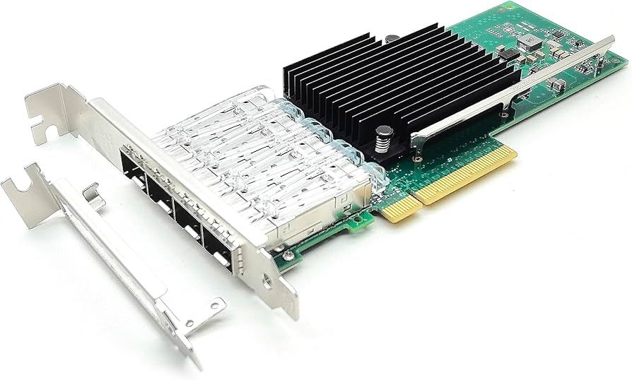כרטיס רשת לשרתים Intel X710 OEM בעל 4 פורטים SFP+ DAC במהירות 10/1GbE ממשק PCIe 3.0